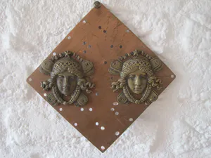 Brons (Onbekend) - Twee 19e eeuwse ornamenten kopen? Bied vanaf 35!