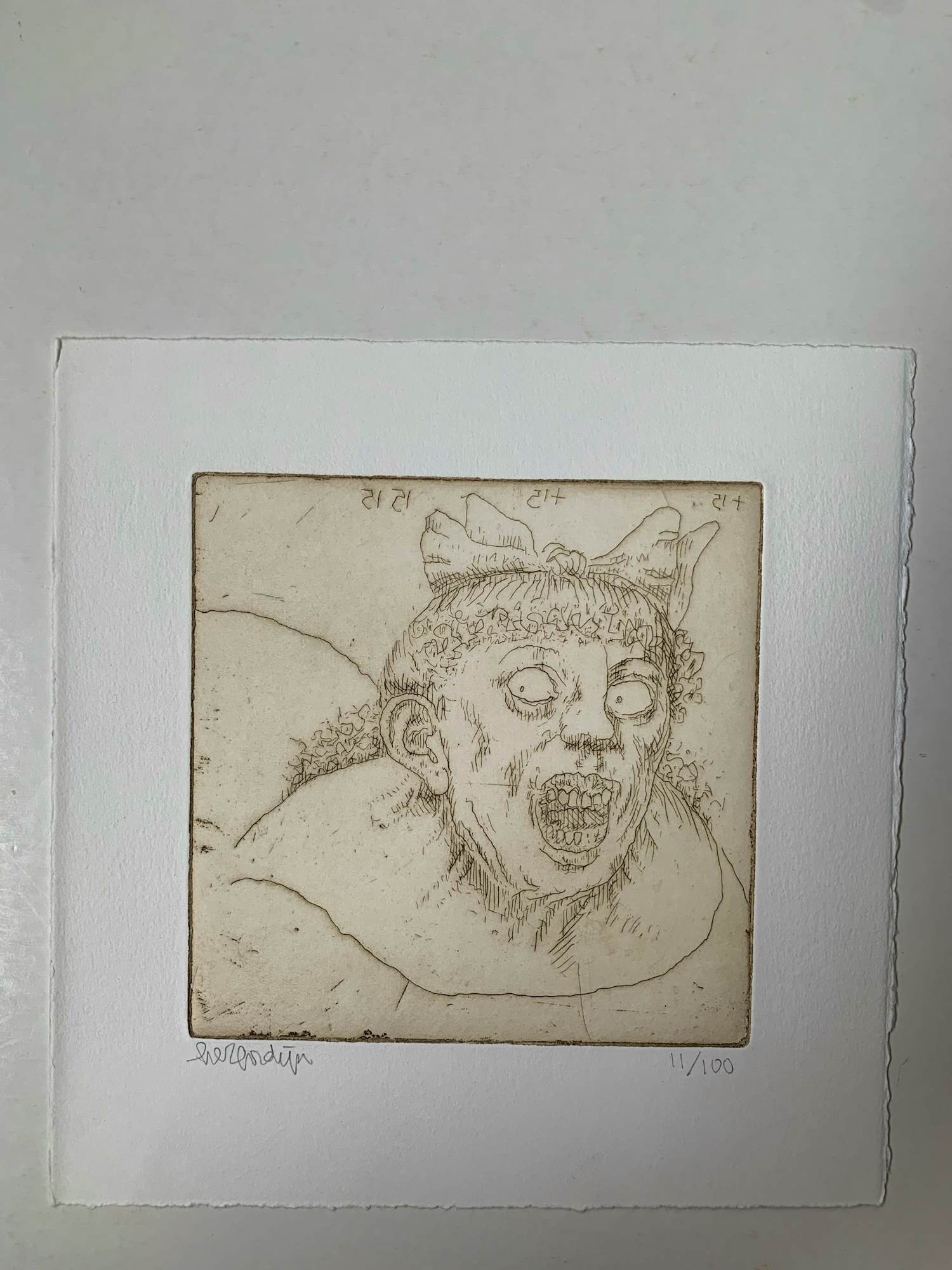 Herman Gordijn - Ets en luxe editie boek Binnenste Buiten - 2009 - verkocht voor € 75!