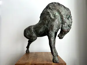 Jan Desmarets - Bronzen paard (zwaar object) kopen? Bied vanaf 3500!