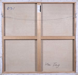 Han Teng - Acryl op doek, Abstrace compositie kopen? Bied vanaf 20!