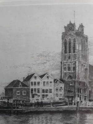 Maarten Langbroek - Dordrecht, bomkade. kopen? Bied vanaf 45!