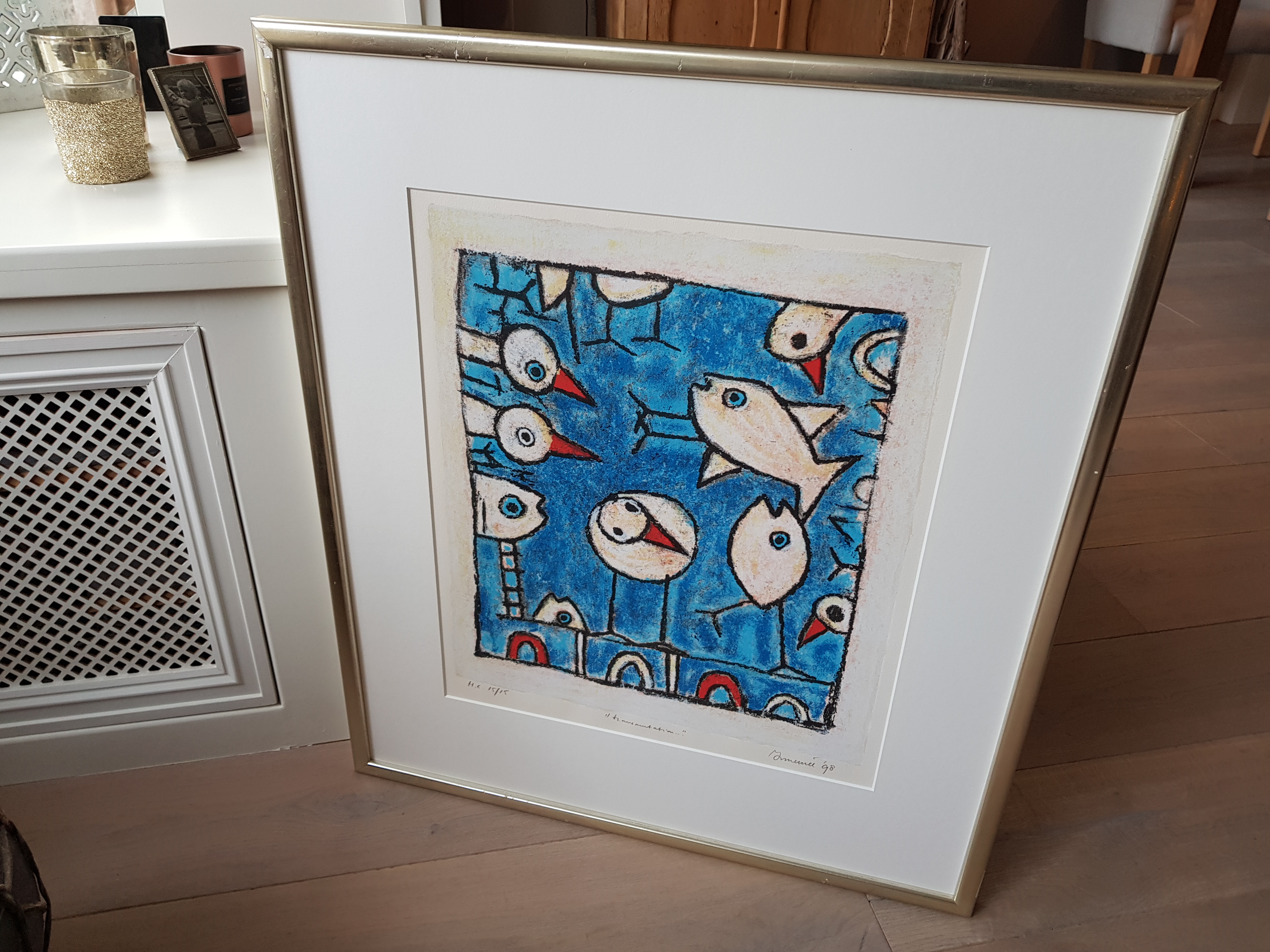 Hans Innemee - zeefstruk 15/15, handgesigneerd en '98 kopen? Bied vanaf 1!