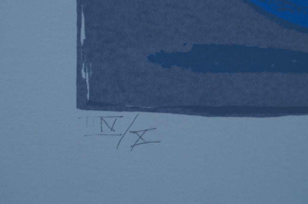 Bhaskar Hande - Bhaskar Handé - gesigneerde zeefdruk - 1993 kopen? Bied vanaf 15!