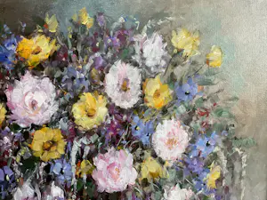 Theo Poel - ‘Veel bluumkes’ kopen? Bied vanaf 125!