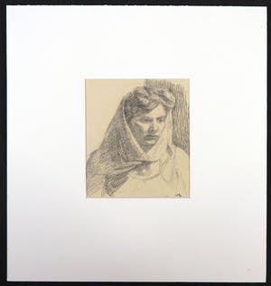 Wim Steijn - Potloodtekening, Portret kopen? Bied vanaf 1!