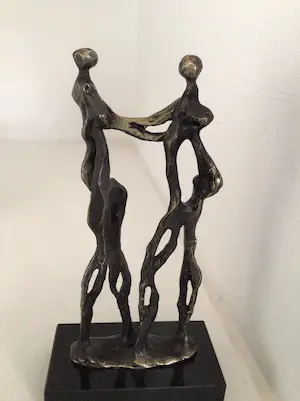 Corry Ammerlaan - Sculptuur “ EEN HANDDRUK VAN GOUD “. Gesigneerd kopen? Bied vanaf 1!