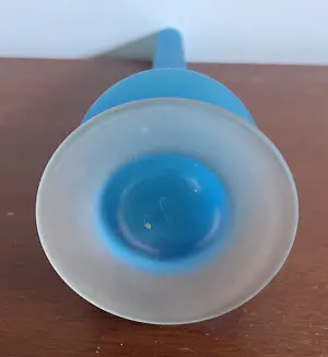 Carlo Moretti - Blauw Satinato vaasje kopen? Bied vanaf 55!