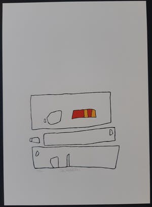 Cees Andriessen - 6 lino's 'uit de tijd dat bollewop nog speelde' kopen? Bied vanaf 180!