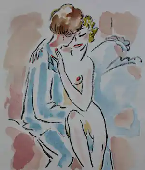 Kees van Dongen - Litho: La révolte des anges" - 1951 kaufen? Bieten Sie von 199!