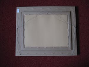 Niet of onleesbaar gesigneerd - Fascinerende grote Amerikaanse? Gouache "SkyLine" gesigneerd kopen? Bied vanaf 10!