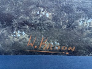 Willem Kroon - Keurig landschap met bootjes kopen? Bied vanaf 70!