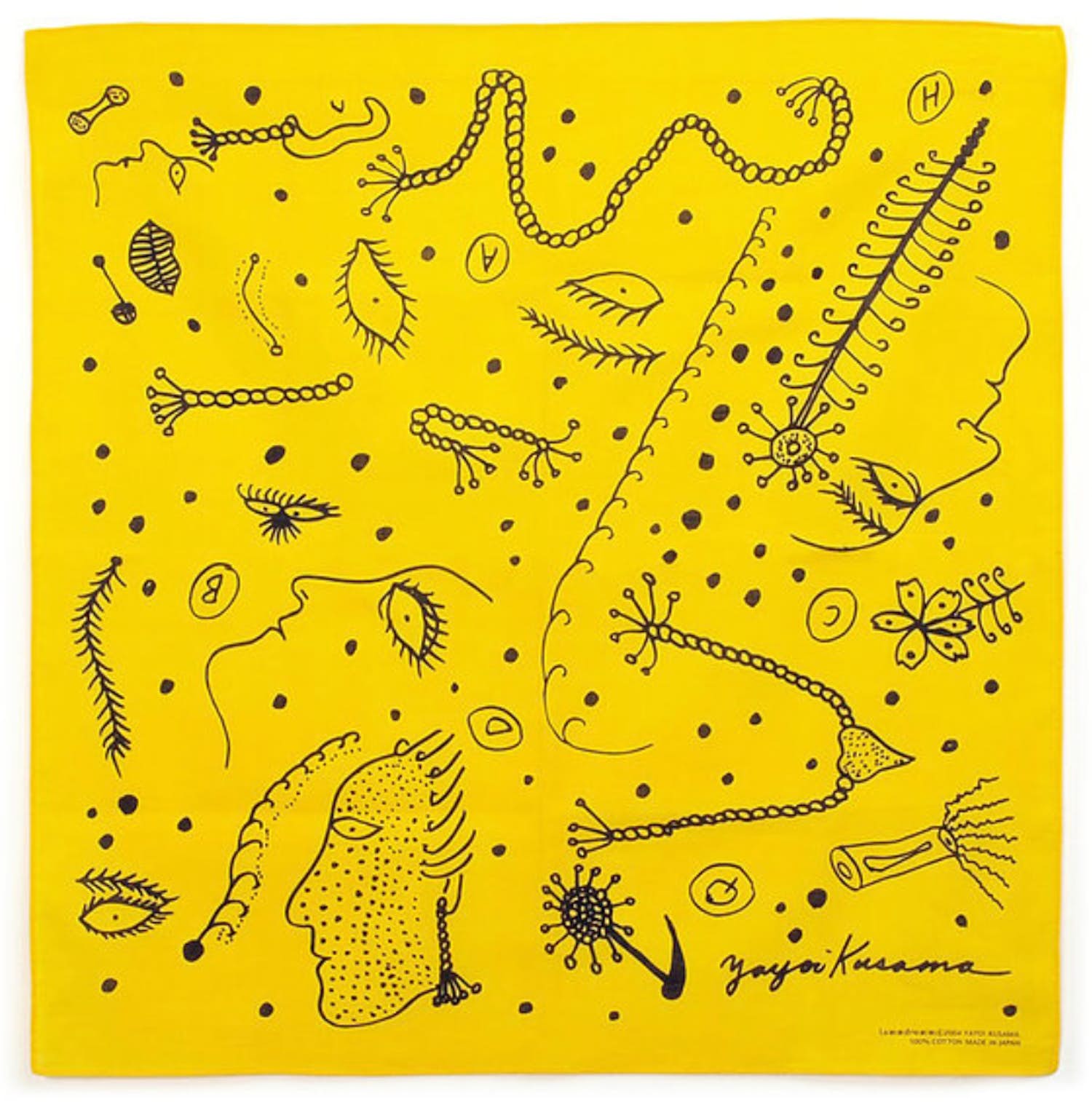 Yayoi Kusama - zwart/geel motief verkocht voor € 1!