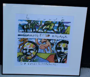 Herman Brood - Ingelijste zeefdruk: Scrapple from the Apple - 1992 kopen? Bied vanaf 199!