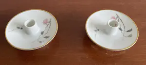 Rosenthal - Set porseleinen kandelaren Form 2000 decor Japanse kersenbloesem Japanse kopen? Bied vanaf 20!