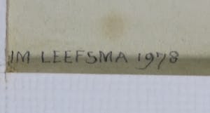 Pim Leefsma - Gemengde techniek op papier, Zonder titel kopen? Bied vanaf 35!