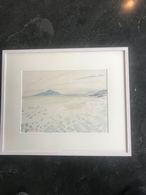 Jan Wiegers - Wit landschap met bergen kopen? Bied vanaf 50!