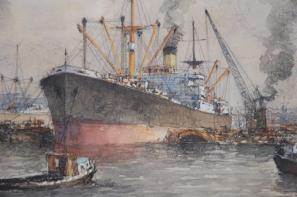 Marius de Jongere - M de Jongere Bedrijvigheid in Rotterdamse haven kopen? Bied vanaf 595!