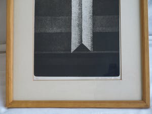 Ada Breedveld - Ingelijste ets en aquatint , Papieren vliegtuigje – 1979 – nr. 4 van 12 ex. kopen? Bied vanaf 40!