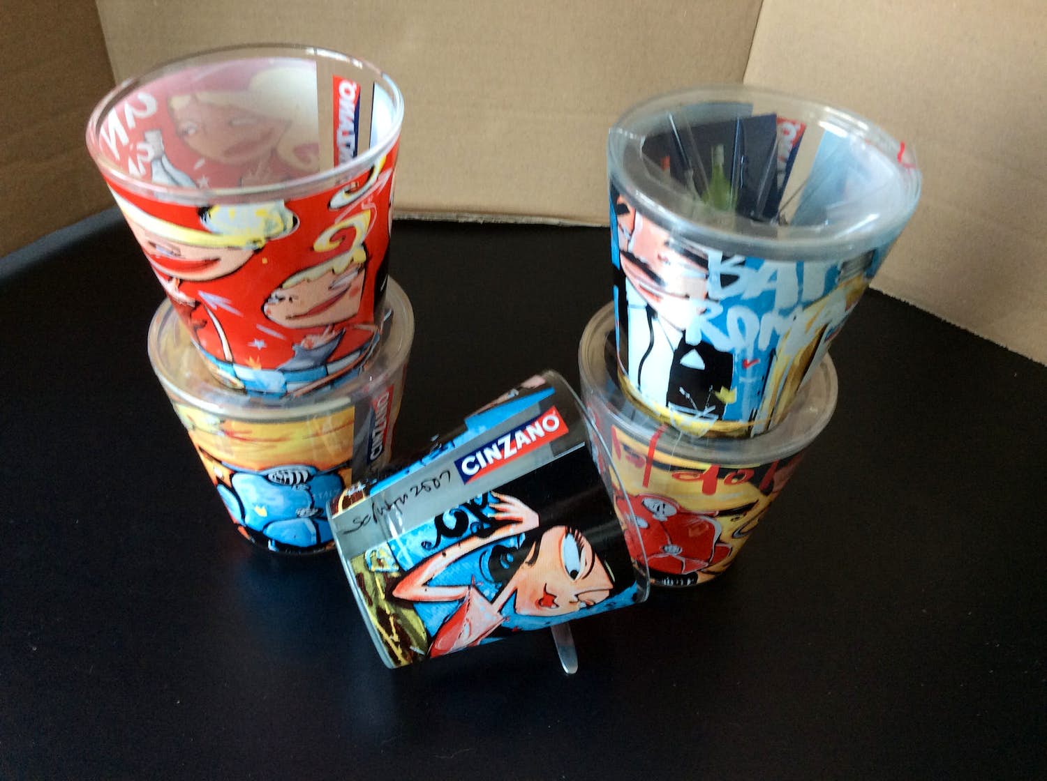 Selwyn Senatori - CINZANO GLAZEN verkocht voor € 25!