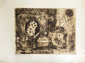 Jan Montyn - teken uit het tropisch woud verkocht voor € 100!