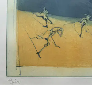 Ronald Tolman - handgesigneerde kleurenets | 'Zonder titel' | 1995 (INGELIJST) kopen? Bied vanaf 120!