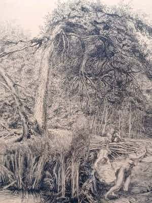 Axel de Savornin Lohman - Trollen in het bos. verkocht voor € 35!