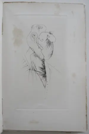 WOLS - 4 Original-Kaltnadelradierungen zu Sartre "Visages" 1948 kaufen? Bieten Sie von 1150!