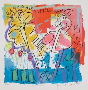 Frank Lengvenius - Zeefdruk, Aandacht kopen? Bied vanaf 1!