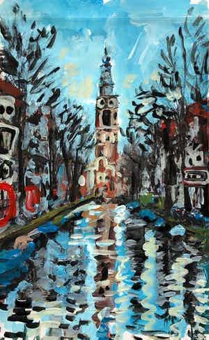 Peter Klashorst - Westertoren Amsterdam verkocht voor € 150!