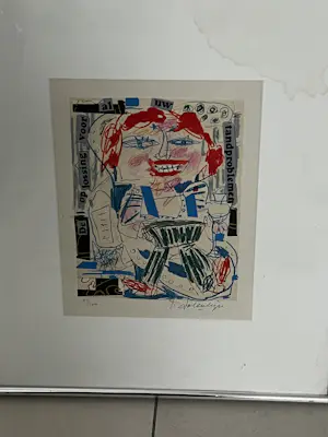 Kees Salentijn - Mooie ingelijste litho van Kees Salentijn kopen? Bied vanaf 35!
