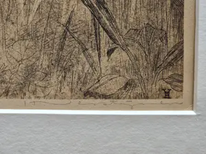 Henri Verstijnen - omstreeks 1930 - fraai gedetailleerde ETS "Tijgerkop" potloodgesigneerd kopen? Bied vanaf 35!