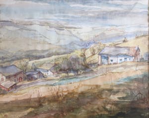 Marcel Hastir - "Huisjes in Frans Landschap" kopen? Bied vanaf 25!