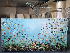 Gena - Flowers Blue kopen? Bied vanaf 300!