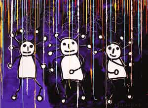 Paul Indrek Kostabi - Kleurengiclee A RAINY DAY Handgesigneerd. verkocht voor € 55!