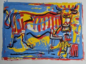 Peter Klashorst - Lot van 4 zeefdrukken - gesigneerd kopen? Bied vanaf 1!