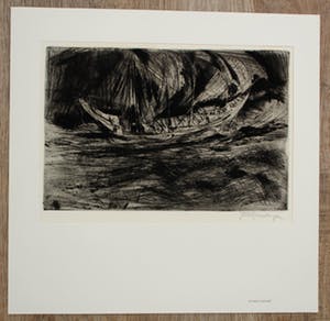 Jan Mensinga - Ets: Le beau navire - 1963 kopen? Bied vanaf 55!