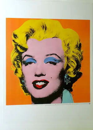 Andy Warhol - Orange Marilyn1964 - offsetlitho kopen? Bied vanaf 55!