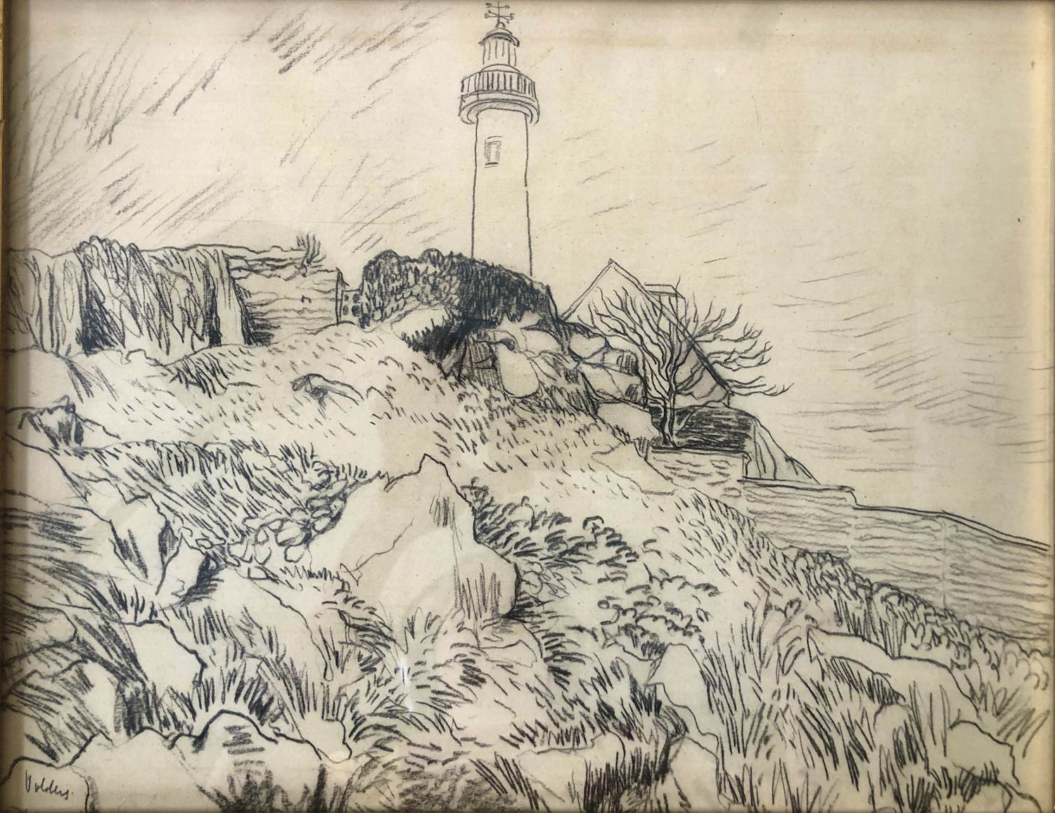 Buy Fons Volders - Landschap met vuurtoren? Bid from 75!