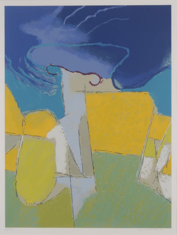 Henk van Vessem - Henk van Vessem: Zeefdruk, Greece suite I - Ingelijst kopen? Bied vanaf 1!