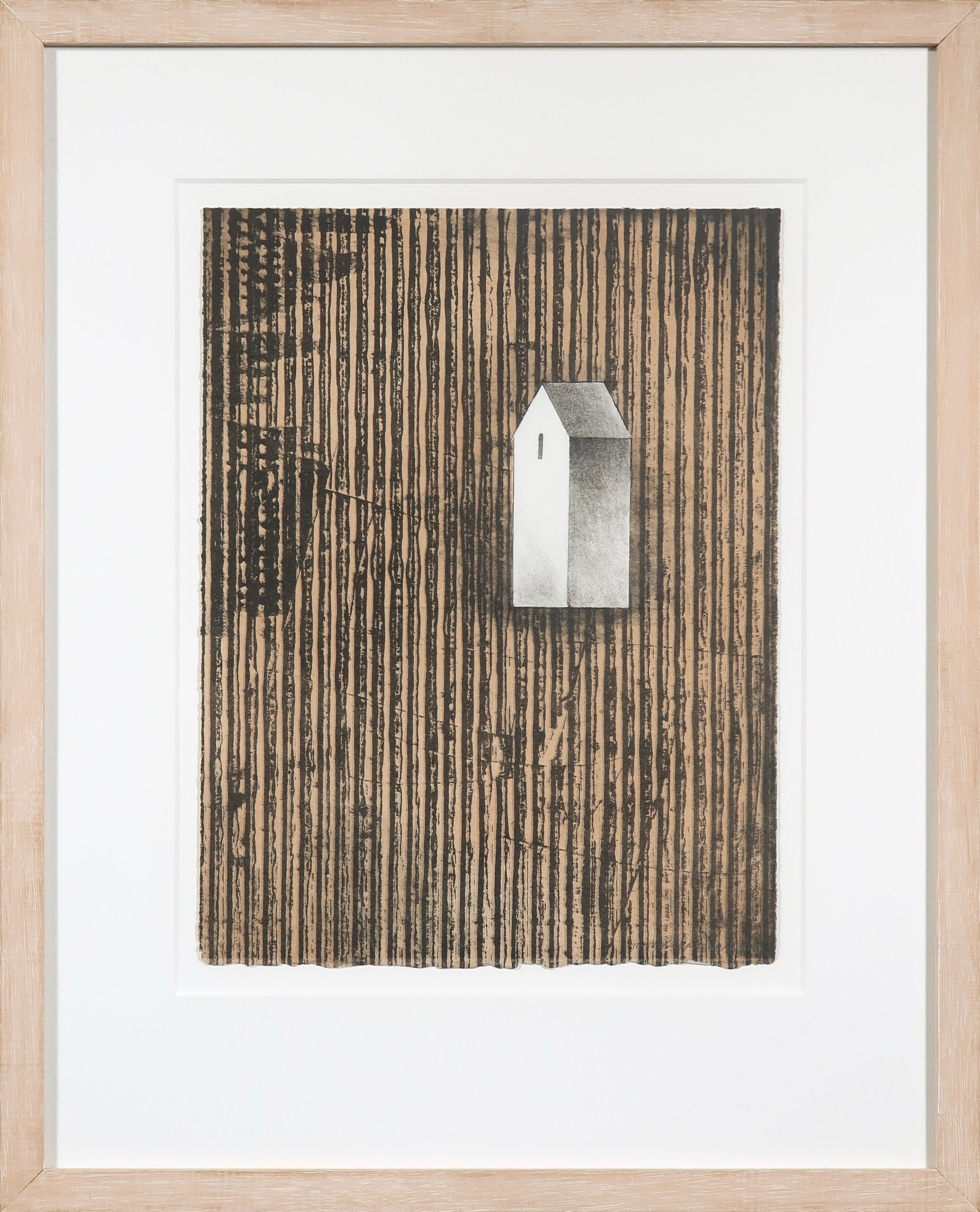 Jurjen Ravenhorst - Litho, Zonder titel III - Ingelijst verkocht voor € 35!