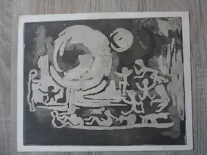 Jan Bernard Meinen - Ets uit 1965 zonder titel. kopen? Bied vanaf 20!