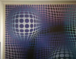 Victor Vasarely - Ophalen! Groot. Nadruk eerder werk. kopen? Bied vanaf 1!