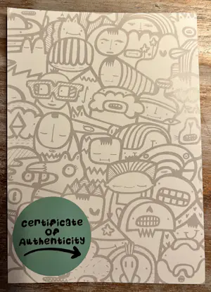 Kev Munday - Kev Munday schilderij – Dancing Flower – Origineel & gesigneerd – Met COA kopen? Bied vanaf 400!