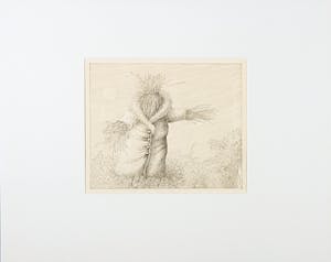 Francisco Perez Anguita - Pentekening, Stro-vrouw kopen? Bied vanaf 1!