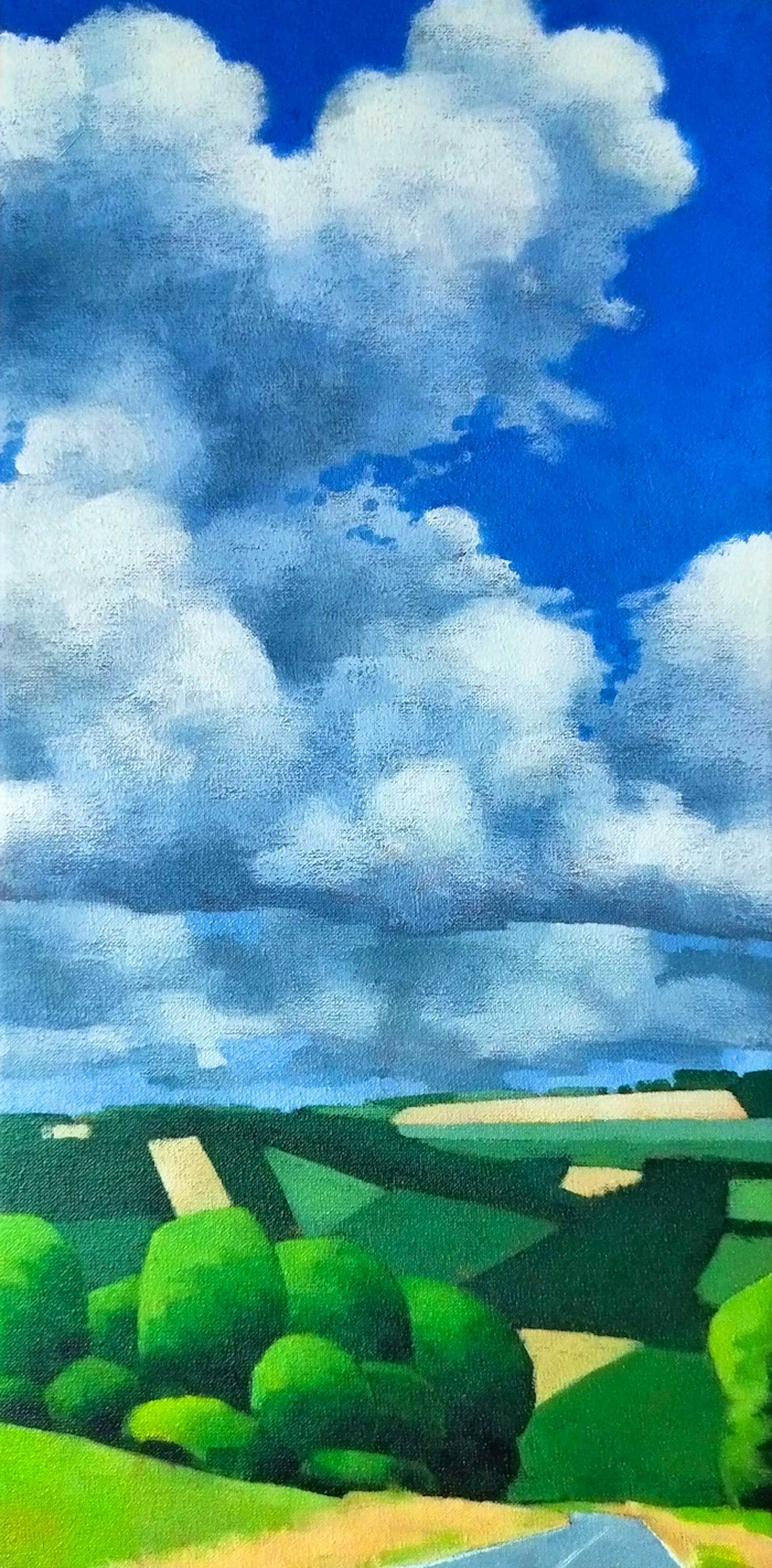 Willem Visser - Eifellandschap met wolkenlucht kopen? Bied vanaf 130!