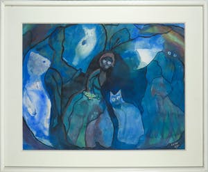 Anke Sinninghe-ter Gast - Gouache en aquarel, Fantomen - Ingelijst kopen? Bied vanaf 1!