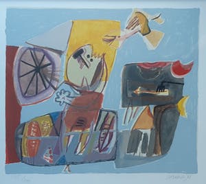 Corneille - " Jeux D' Enfants " - fantastisch ingelijste Zeefdruk. kopen? Bied vanaf 375!