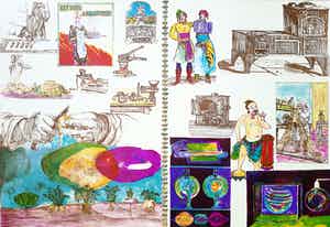 Jacqueline de Jong - Eet meer aardappelen, litho verkocht voor € 50!