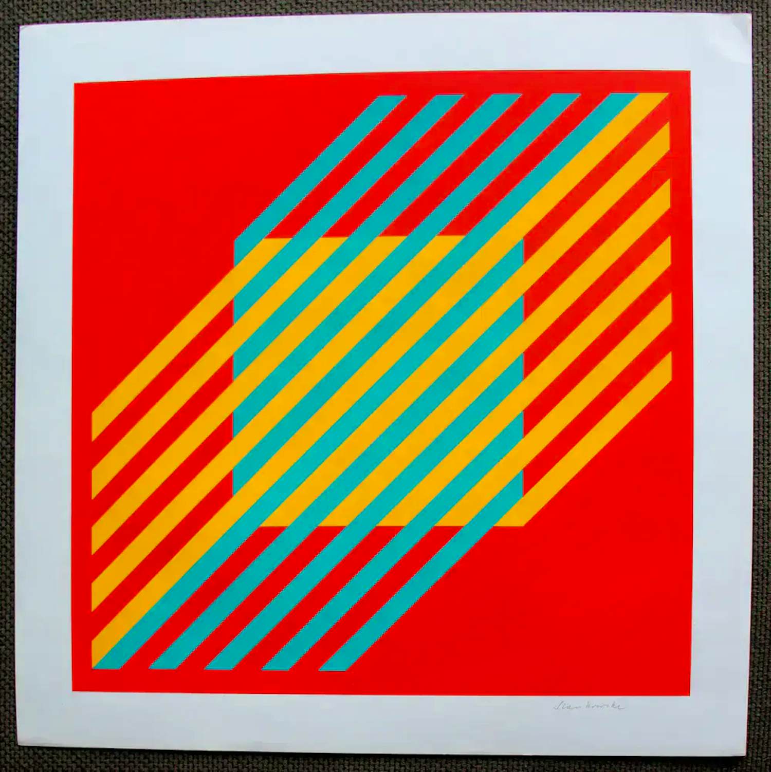 Anton Stankowski - Zeefdruk: Col'nova kopen? Bied vanaf 175!