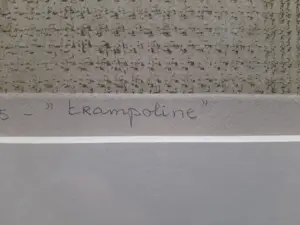 Helen van der Deen - Ets/Aquatint, Titel, " trampoline ". kopen? Bied vanaf 35!